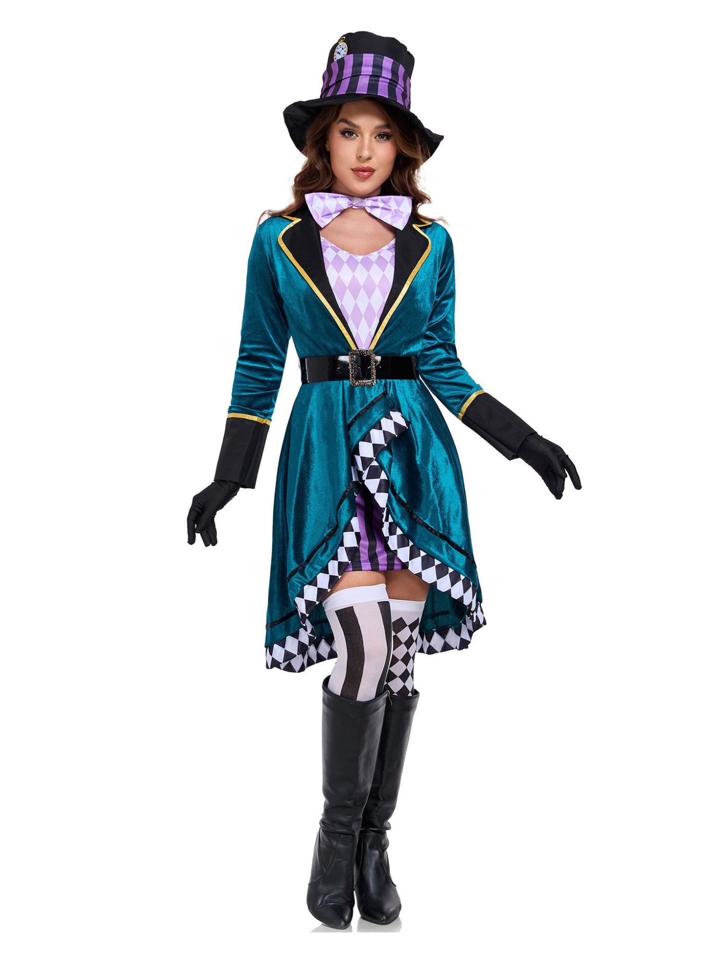 Ronderf | Zirkus Magierin Kostüm für Frauen | Elegantes Show-Design